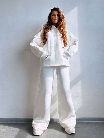 Women's Oversized Hoodie & Wide Leg Sweatpants Set