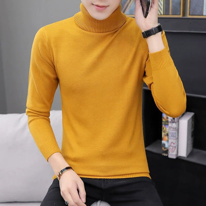 Men's Turtleneck Sweater Comfortable Modern
