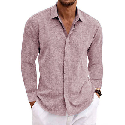 Men's Breathable Long-Sleeve Casual Shirt Modern Cut