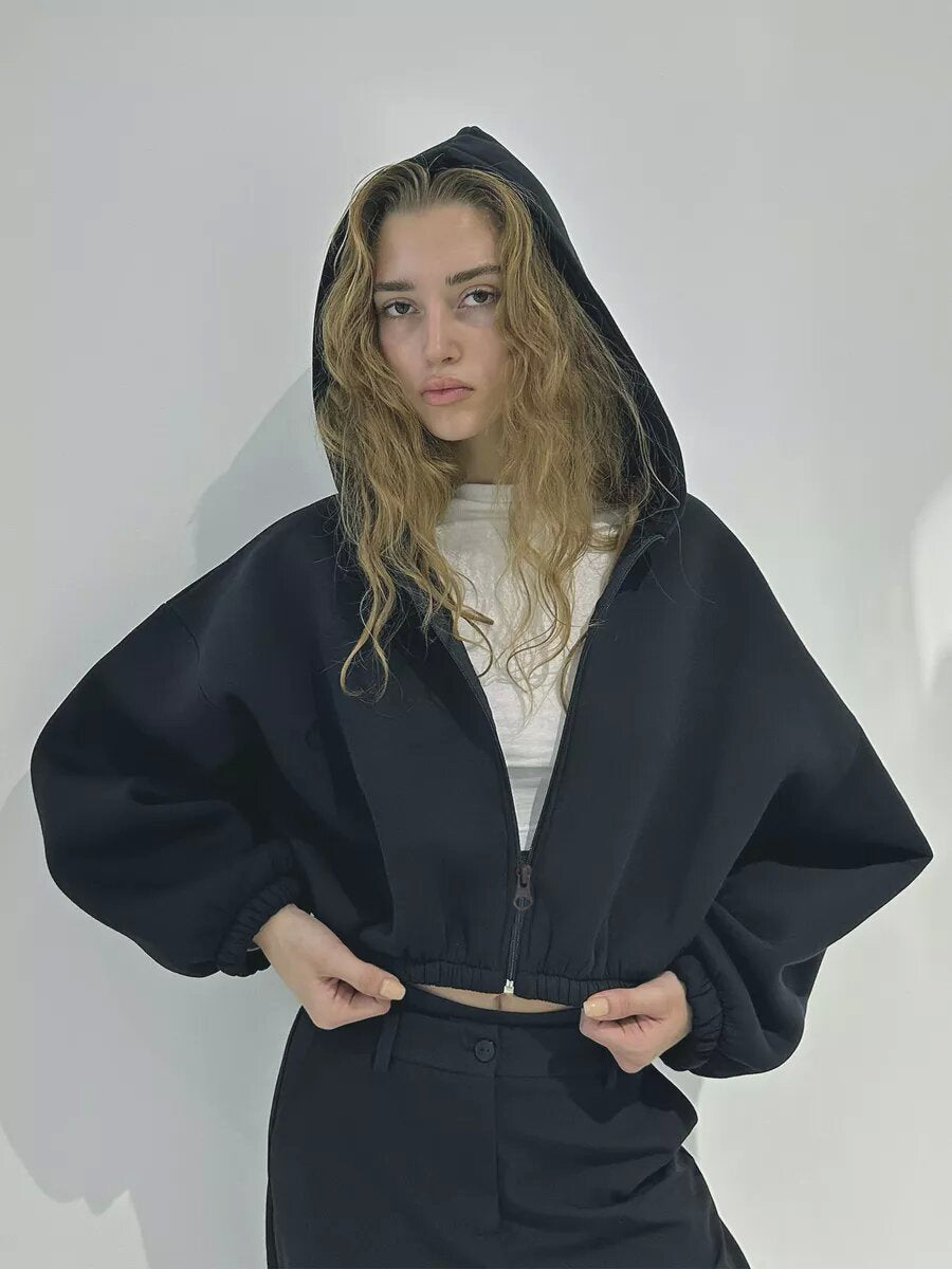 Women's Oversized Hoodie with Large Sleeves Fashion