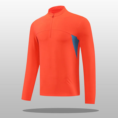 Men's Thermal Functional Shirt Stand-up Collar Zipper