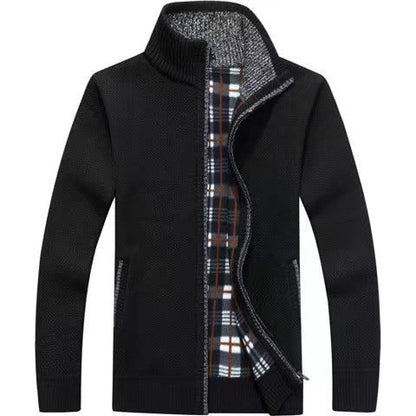 Men's Full-Zip Cardigan Modern Style