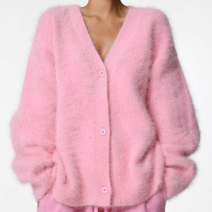 Women's Soft Cardigan Long Sleeve Elegant
