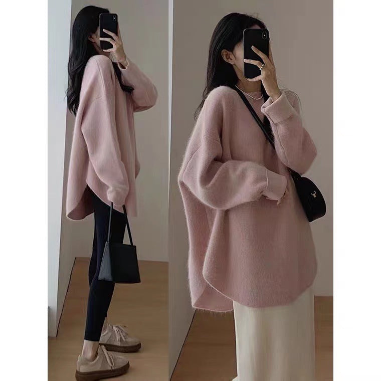 Women's Mid-Length Stylish Sweater