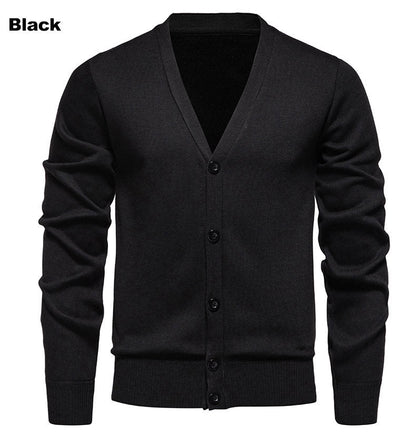 Men's Cardigan V-Neck Comfortable Buttons