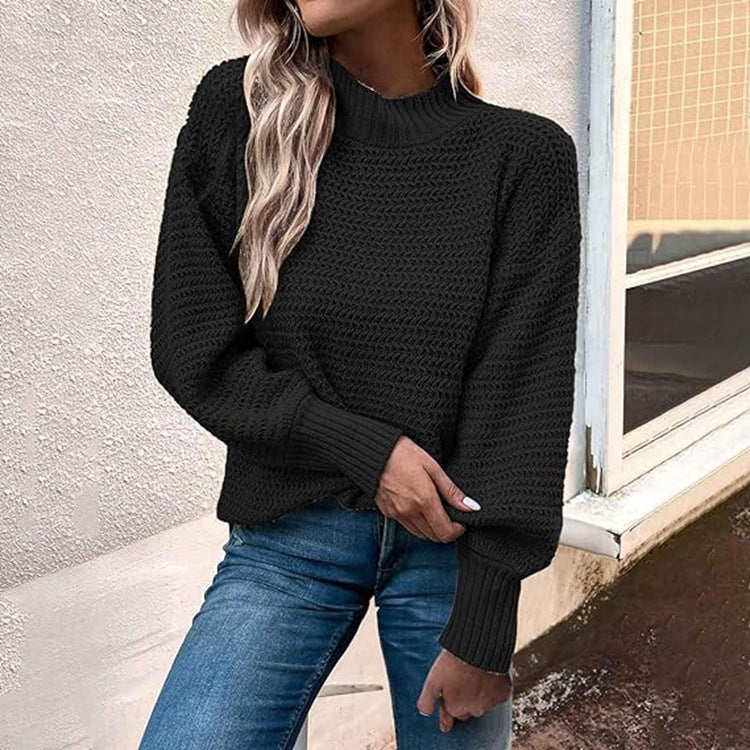 Women's Knitted Jumper Elegant Outerwear