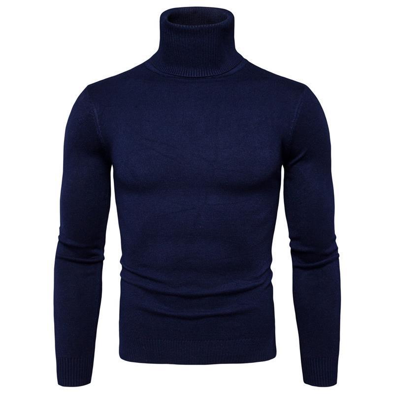 Men's Merino Wool Sweater Warm Elegant