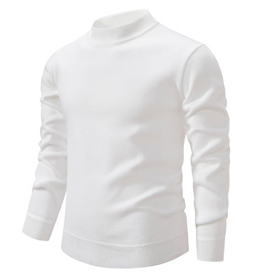 Herren Strickpullover Modern Stehkragen Elegante Optik