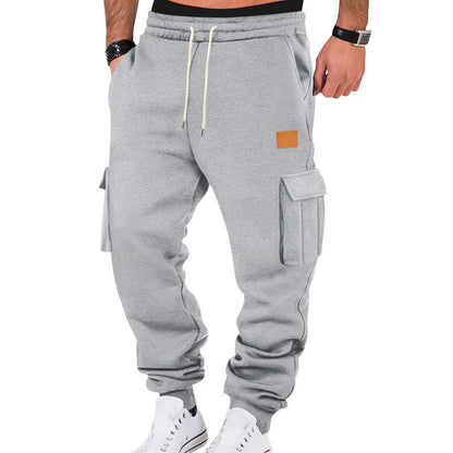 Men's Cargo Pants Comfortable Elastic With Side Pockets