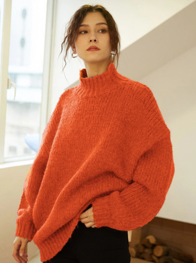Women's Chunky Knit Sweater Comfortable Elegant