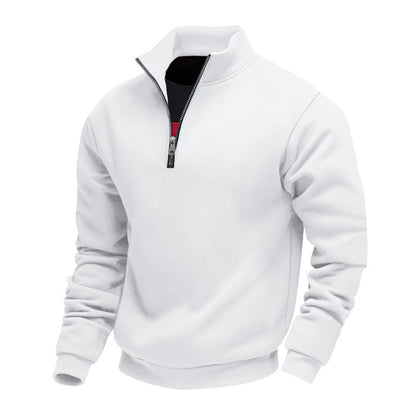 Men's Fleece Pullover Stand-up Collar Warm