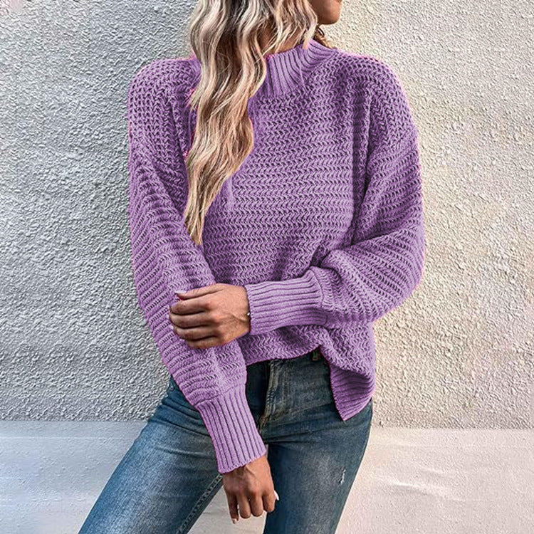 Women's Knitted Jumper Elegant Outerwear