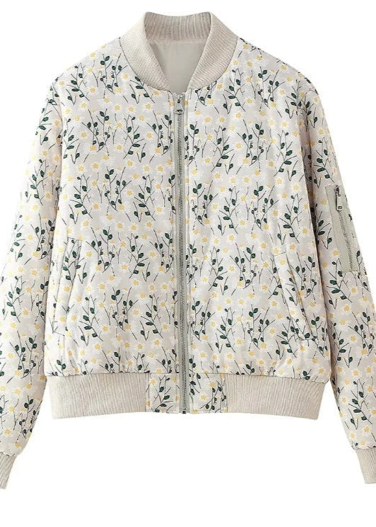 Fashionable Quilted Jacket Embroidered