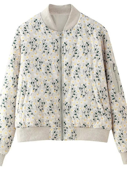 Fashionable Quilted Jacket Embroidered