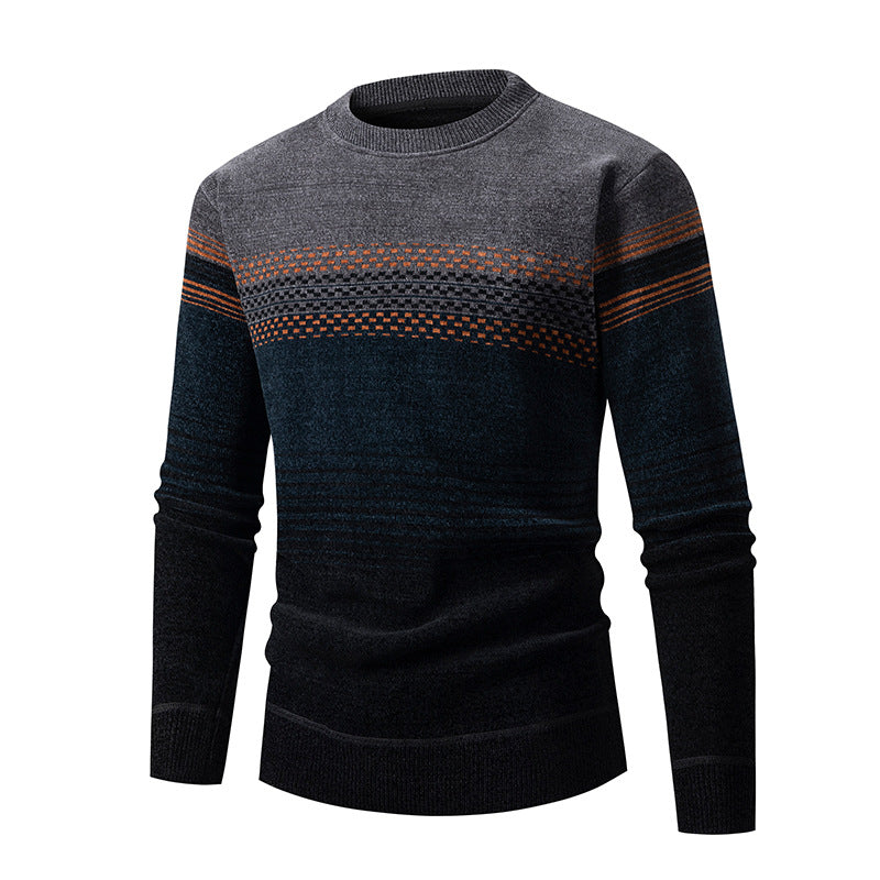Men's Jumper Modern Textured Design Colourful