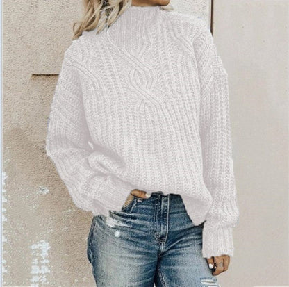 Oversized Turtleneck Sweater for Women