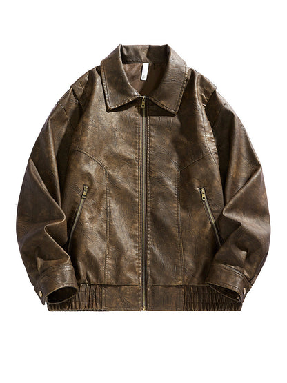 Men's Elastic Short Jacket with Pockets