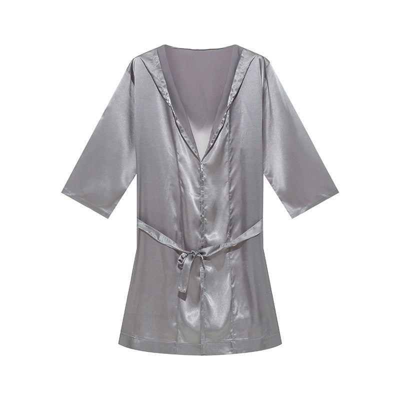 Men's Soft Satin Robe