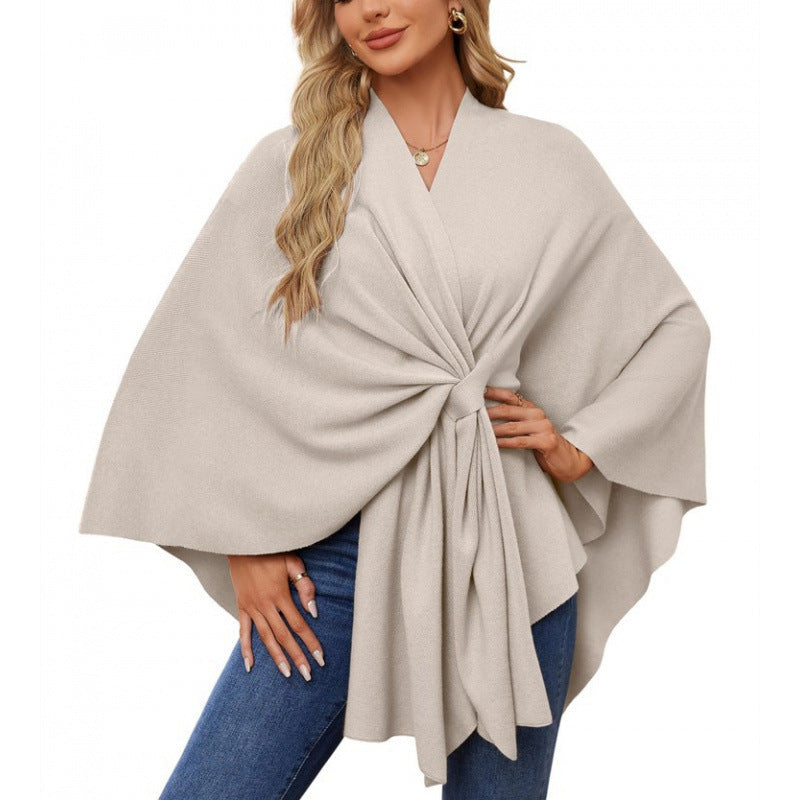 Women's Wrap Coat Modern Chic Elegant Design