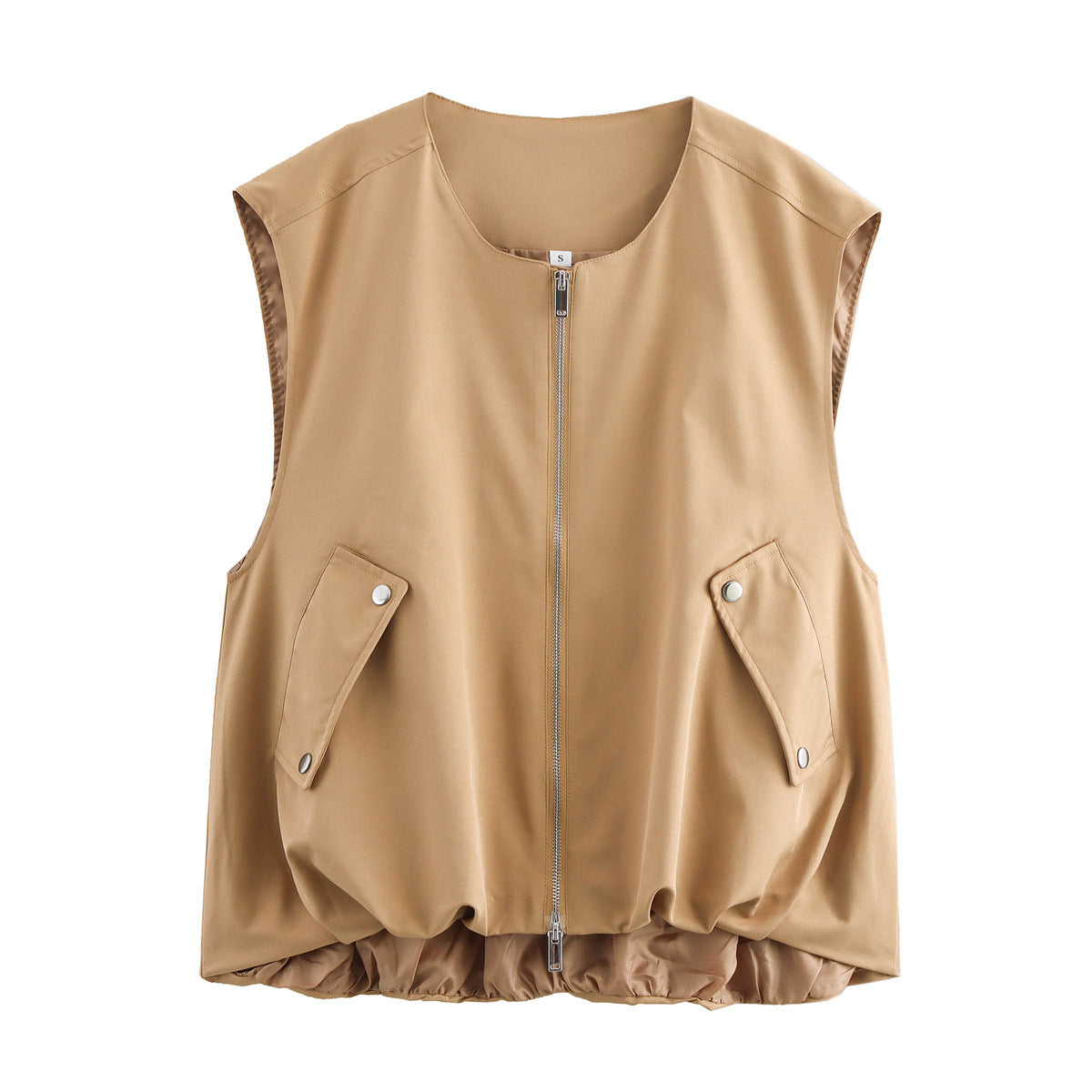 Women's Sleeveless Sports Vest Practical With Pockets
