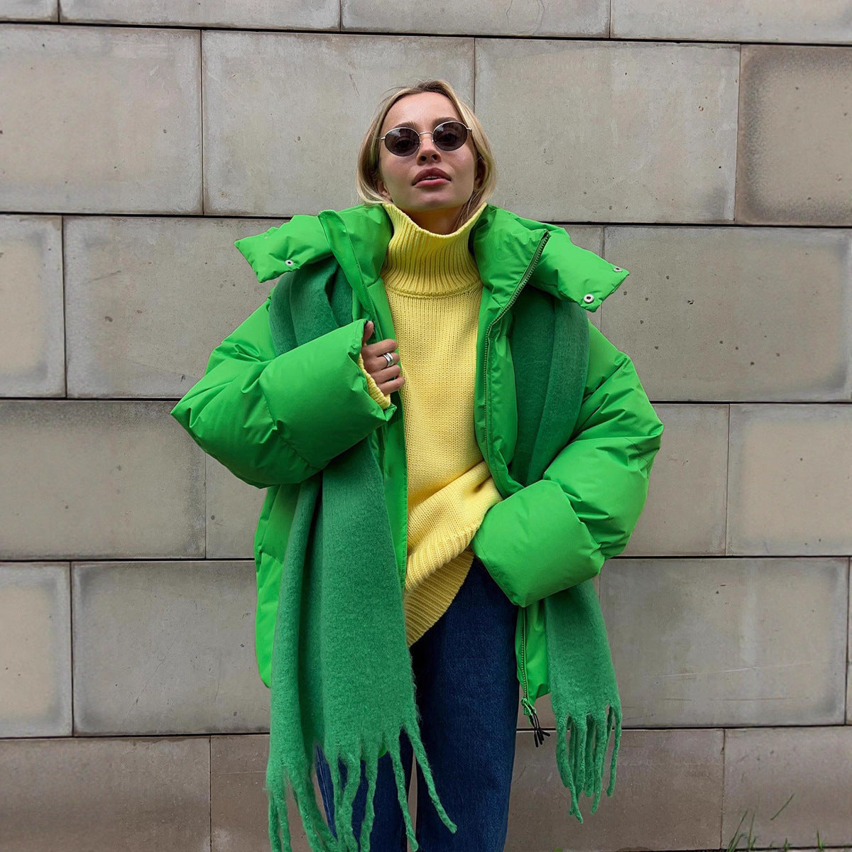 Women's Oversized Down Parka Winter Jacket