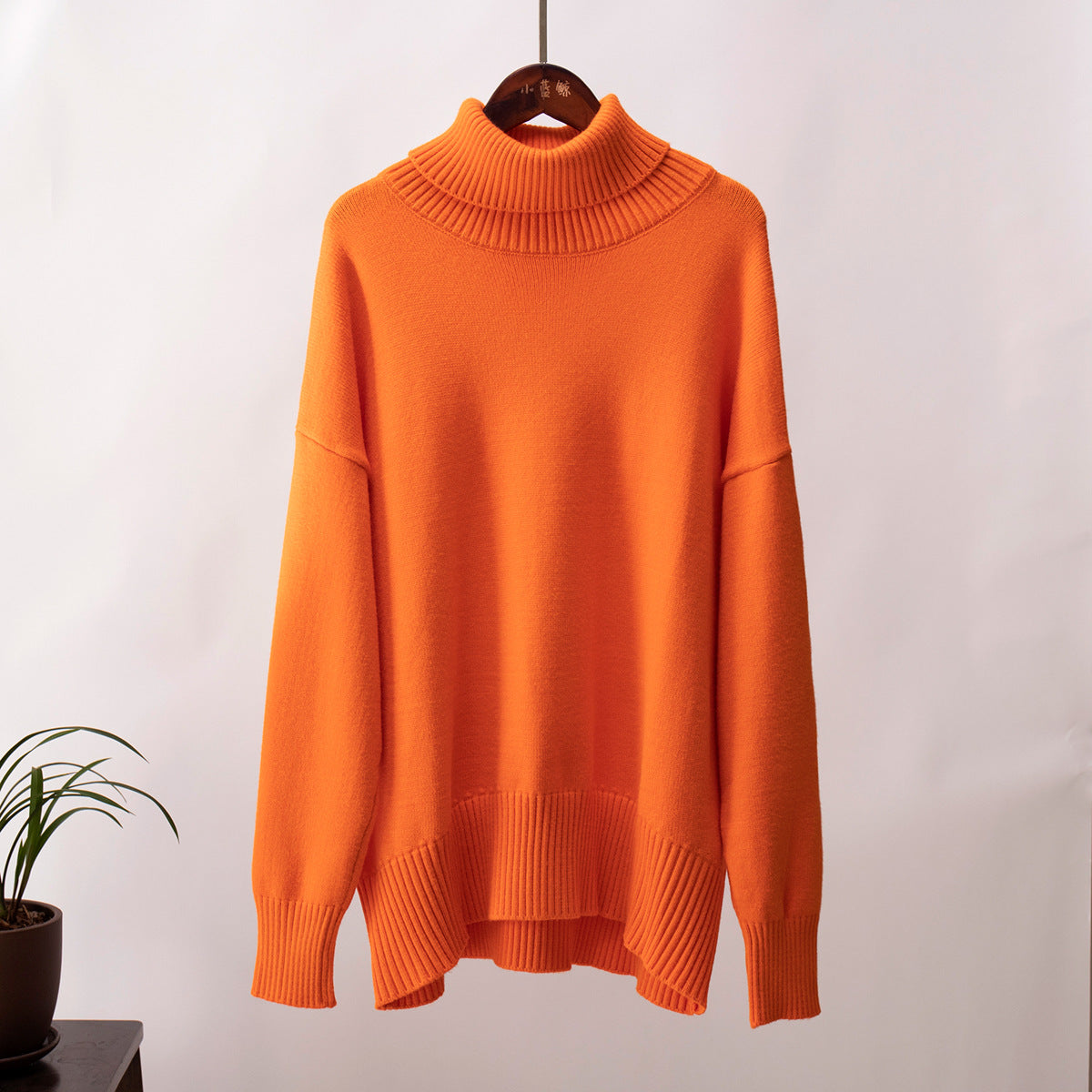 Women's Knitted Jumper Comfortable Warm Ribbed Trim