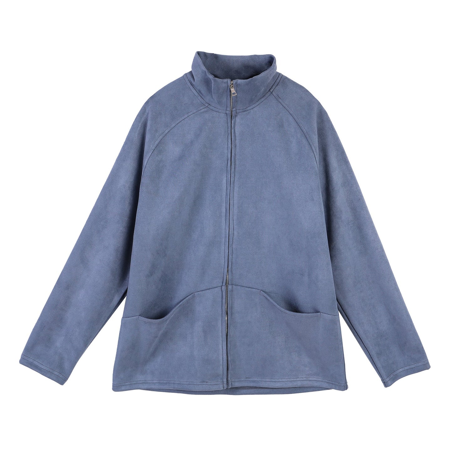 Damen Fleecejacke Warm Hochkragen Praktisch