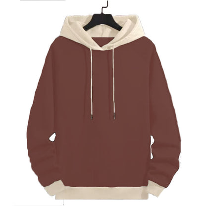Men's Hoodie Sporty Contrast Sleeves