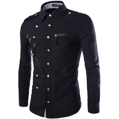 Men's Modern Multi-Pocket Shirt Premium Quality