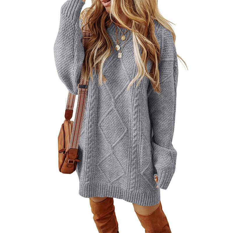 Women's Plus Size Knitted Dress