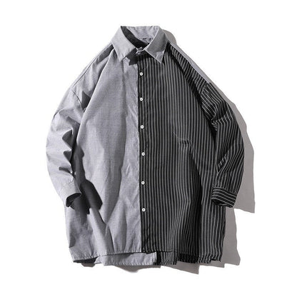 Men's Modern Asymmetric Urban Style Shirt