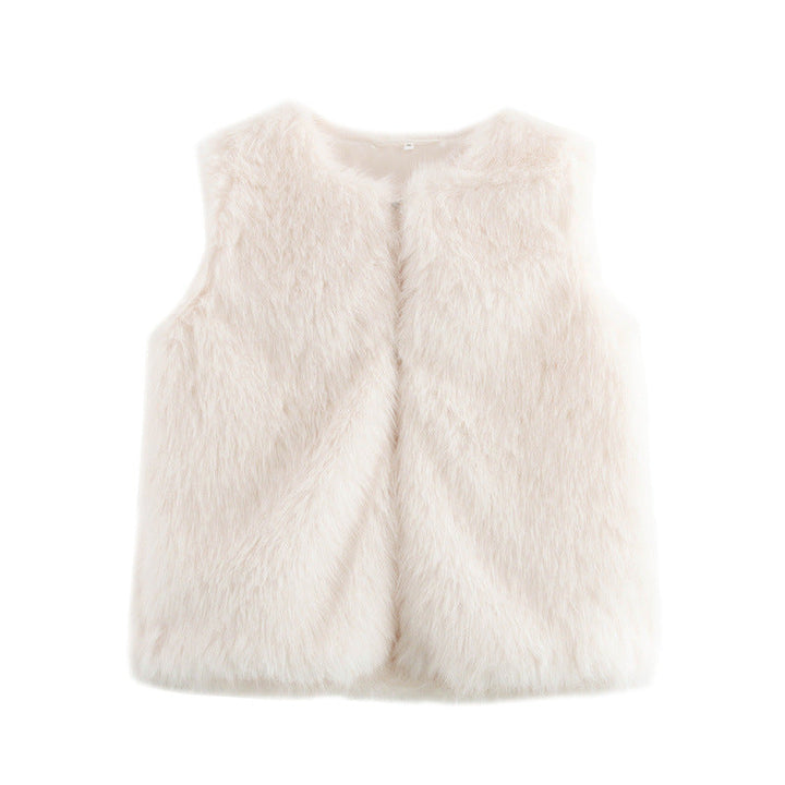 Soft Faux Fur Vest for Women - Elegant Ladies&