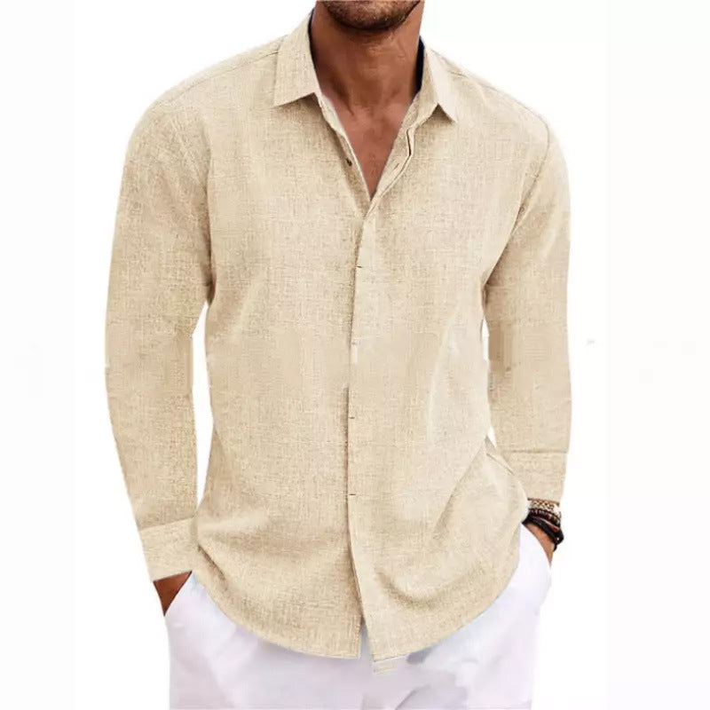 Men's Breathable Long-Sleeve Casual Shirt Modern Cut