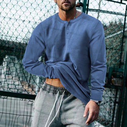 Men's Long-Sleeve Shirt Classic Soft Cotton