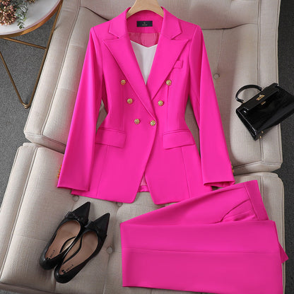 Tailored double-breasted suit