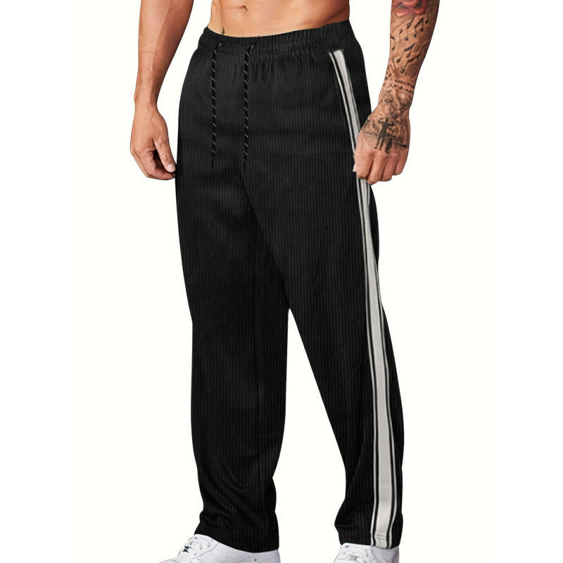 Men's Sports Pants with Stripes Modern Design