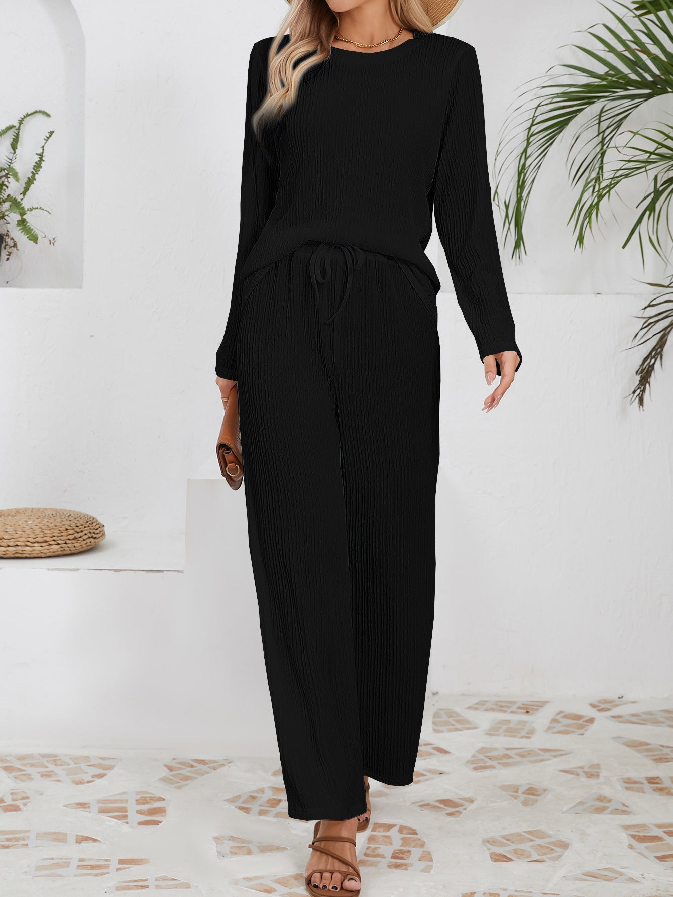 Damen Lounge Set Leicht Elastisch Komfortabel