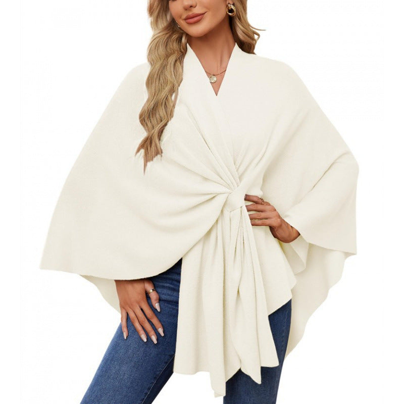 Women's Wrap Coat Modern Chic Elegant Design