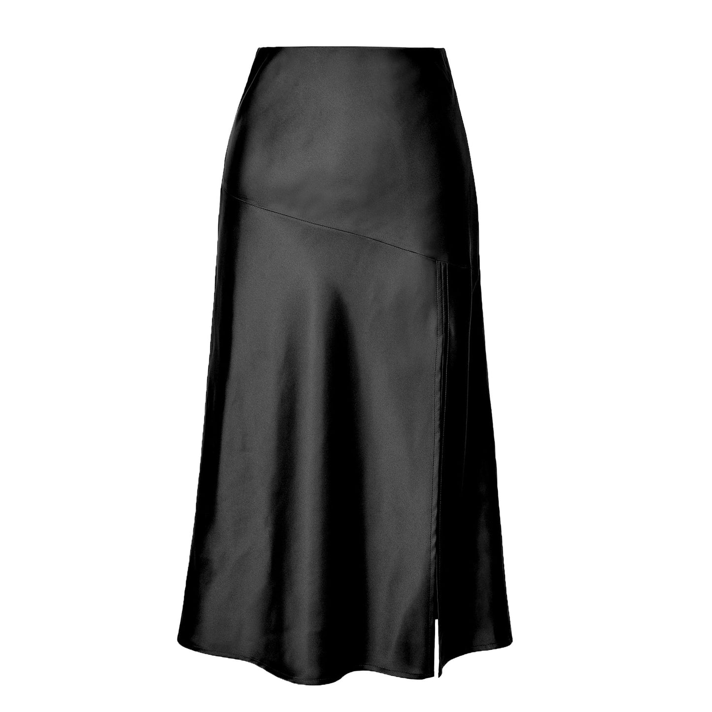 Women's Elegant Viscose Midi Skirt