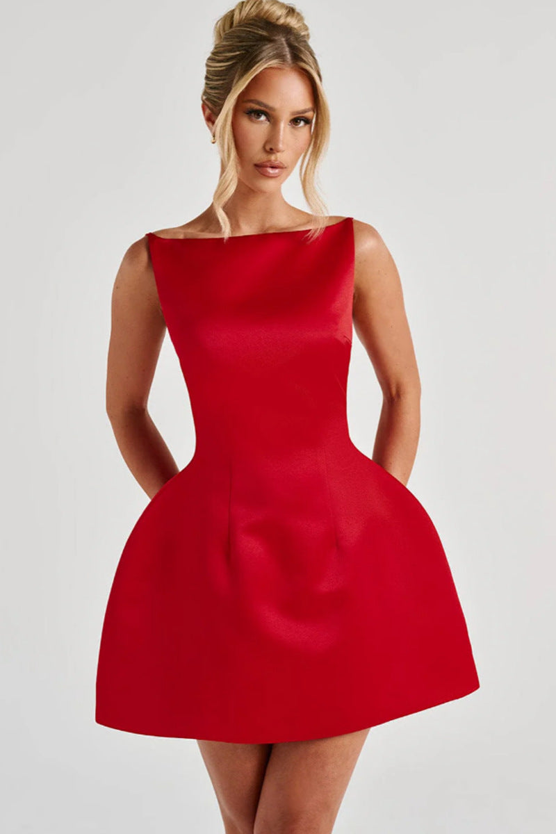Elegantes Damenkleid Figurformend Partykleid