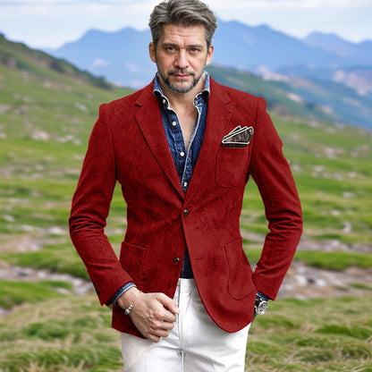 Men's Velvet Blazer Elegant Cut
