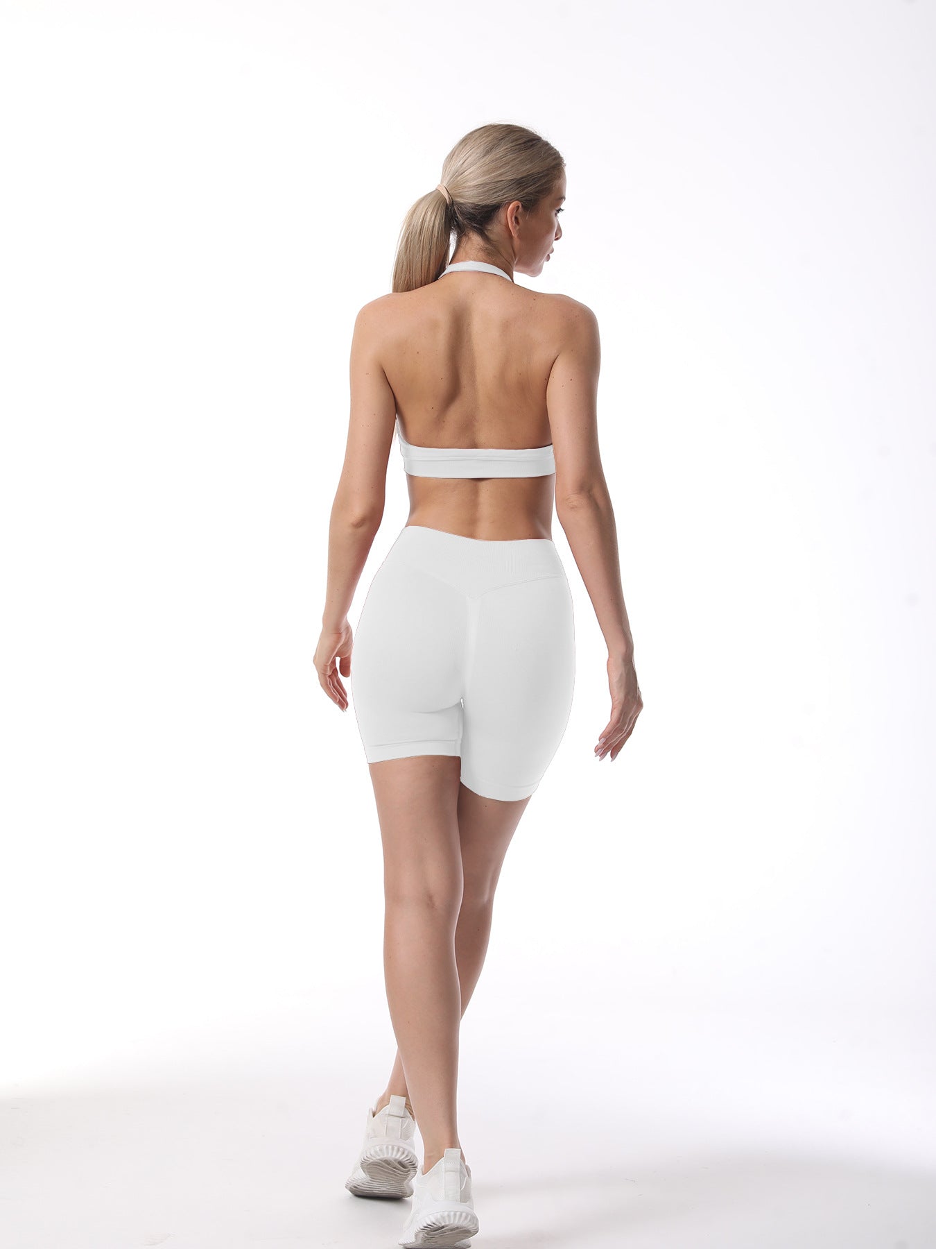 Women's Sports Bra and Shorts Set Functional Sportswear