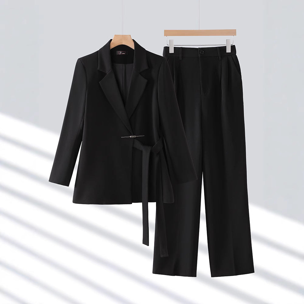 Women's Business Suit Set Long Blazer Modern Design