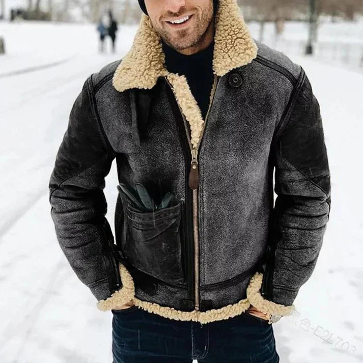 Pim - Leather Jacket Modern Slim Fit