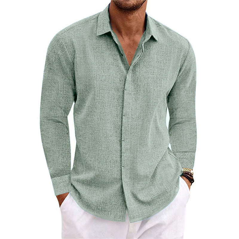 Men's Breathable Long-Sleeve Casual Shirt Modern Cut