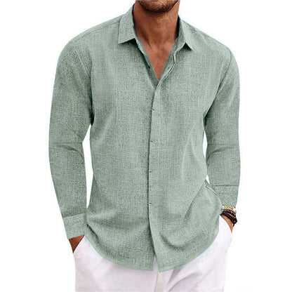 Men's Breathable Long-Sleeve Casual Shirt Modern Cut
