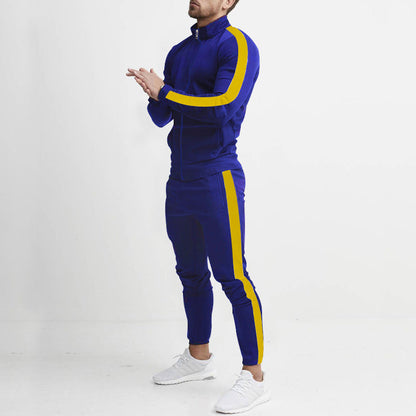 Herren Trainingsanzug Sportlich Streifen Design