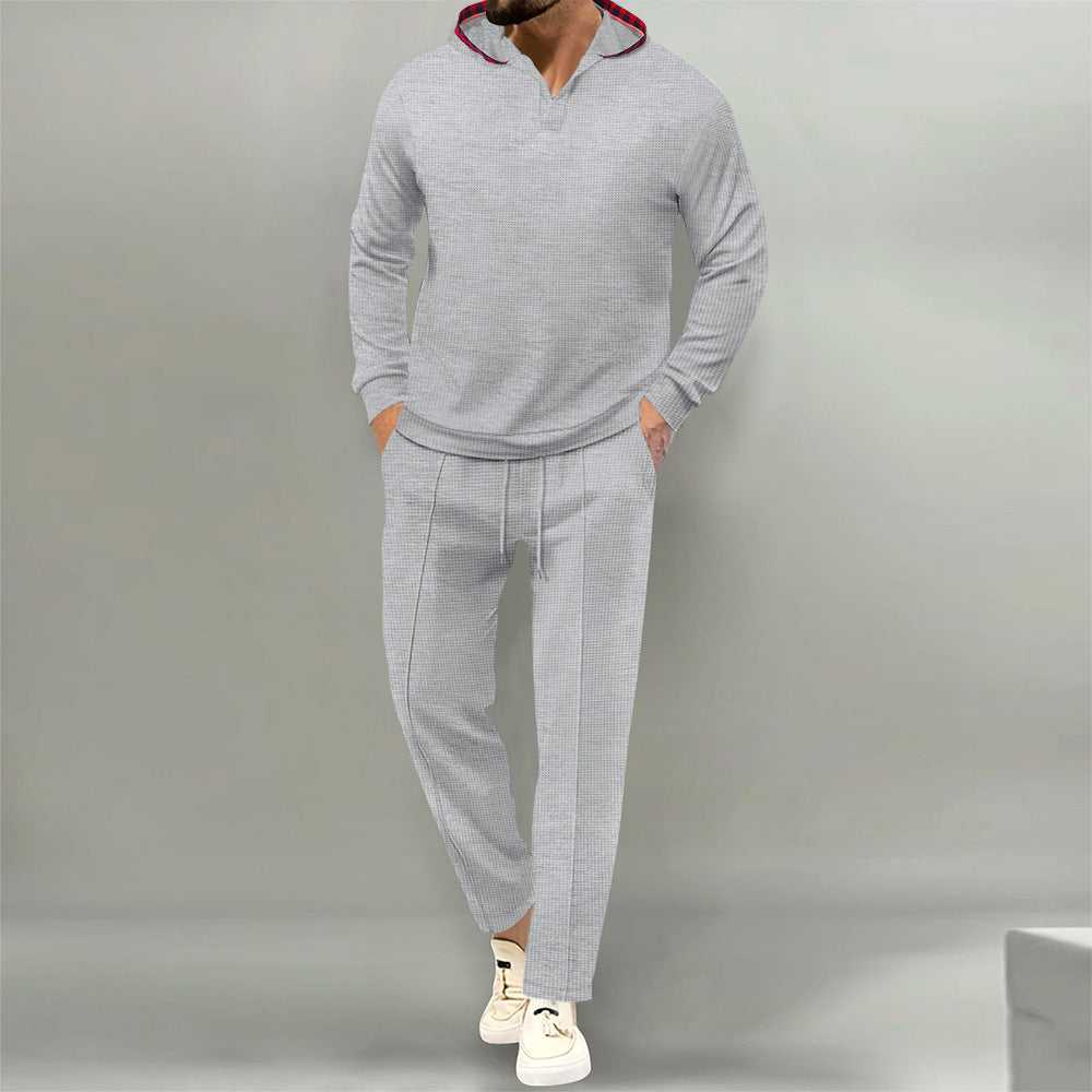 Men's Casual Hooded Breathable Tracksuit