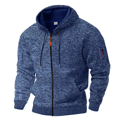 Men's hooded jacket breathable and practical