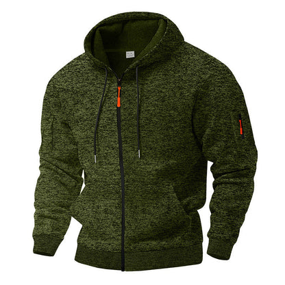 Men's hooded jacket breathable and practical